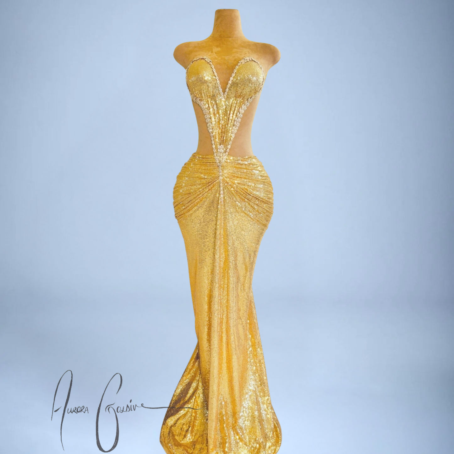 Sharja Gold Gown