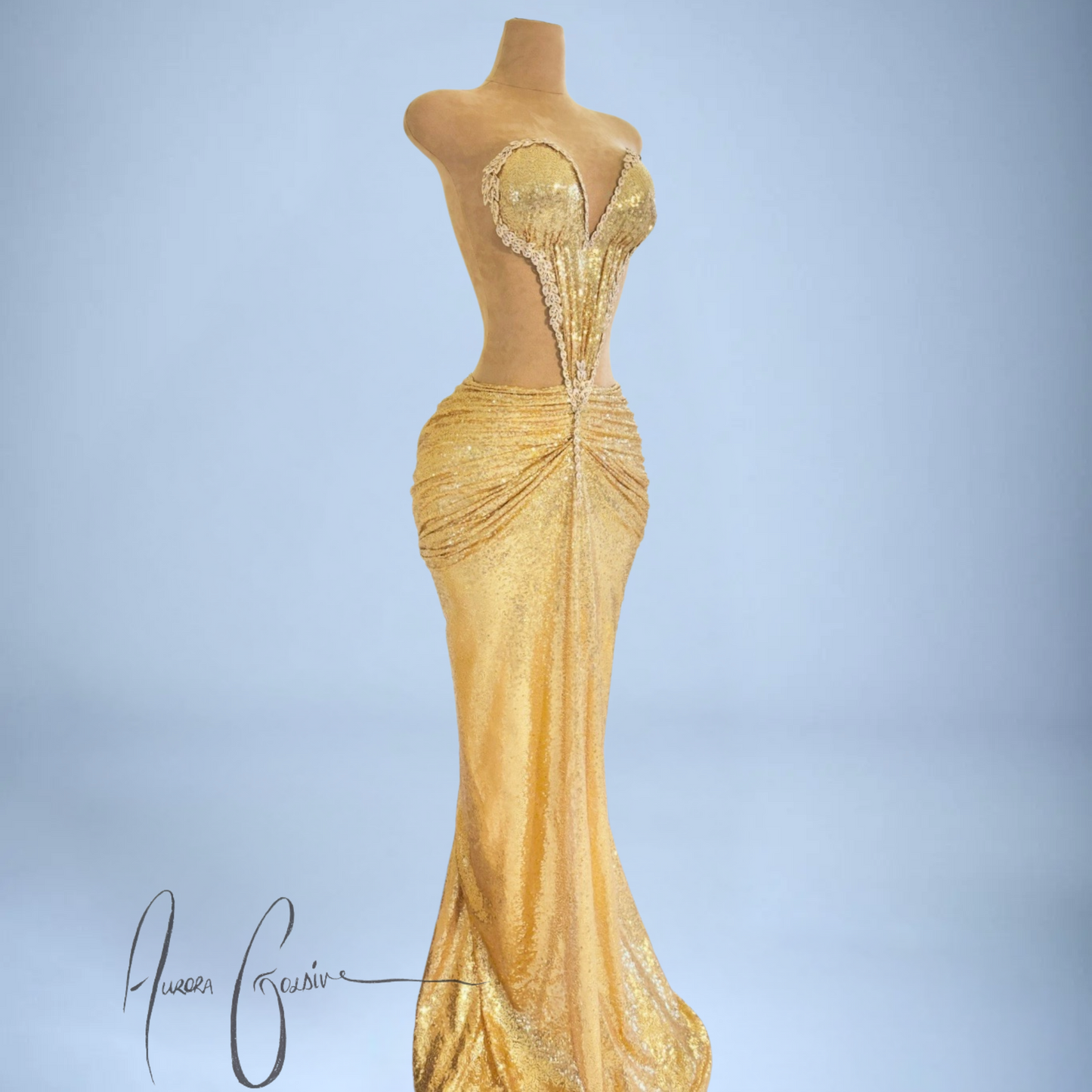 Sharja Gold Gown