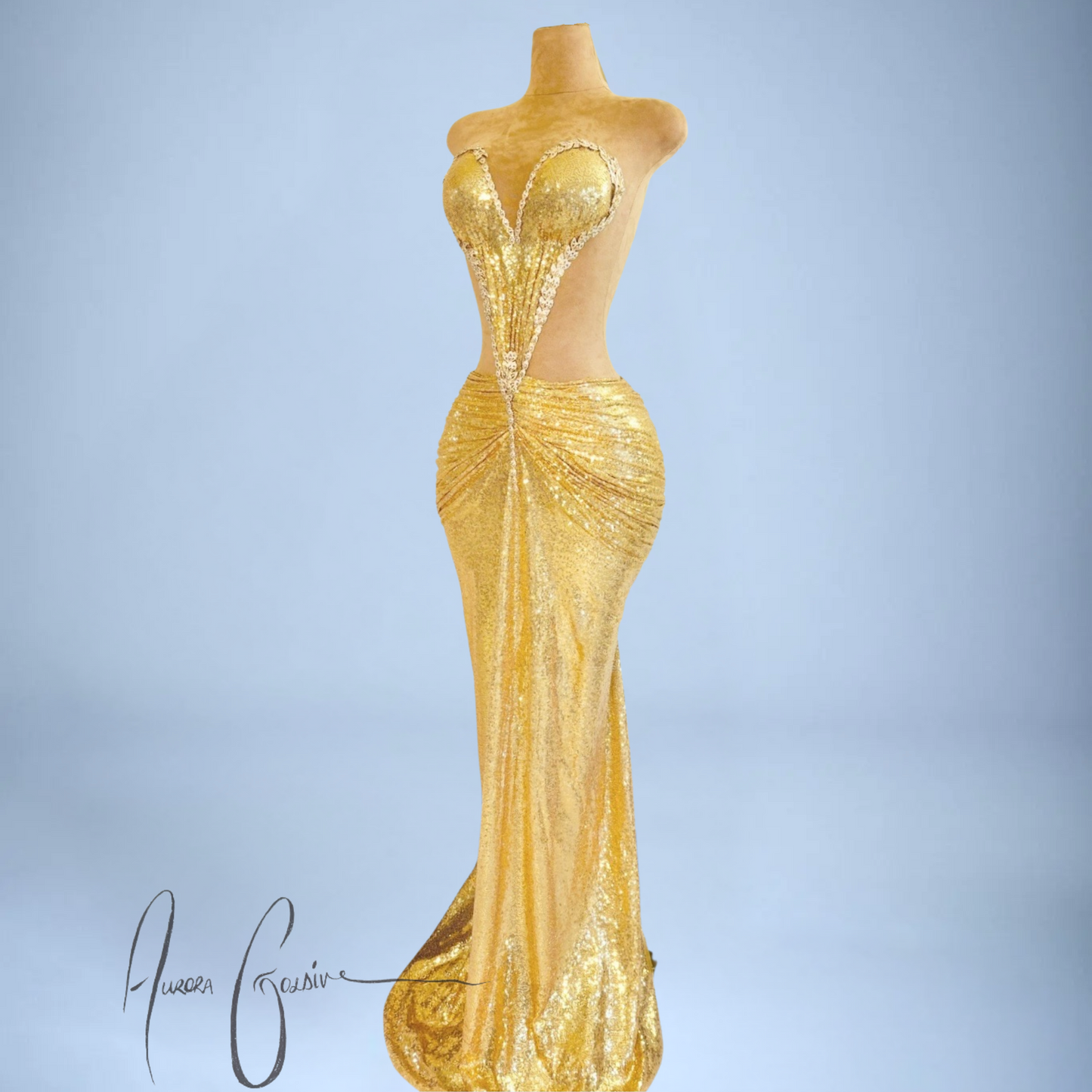 Sharja Gold Gown