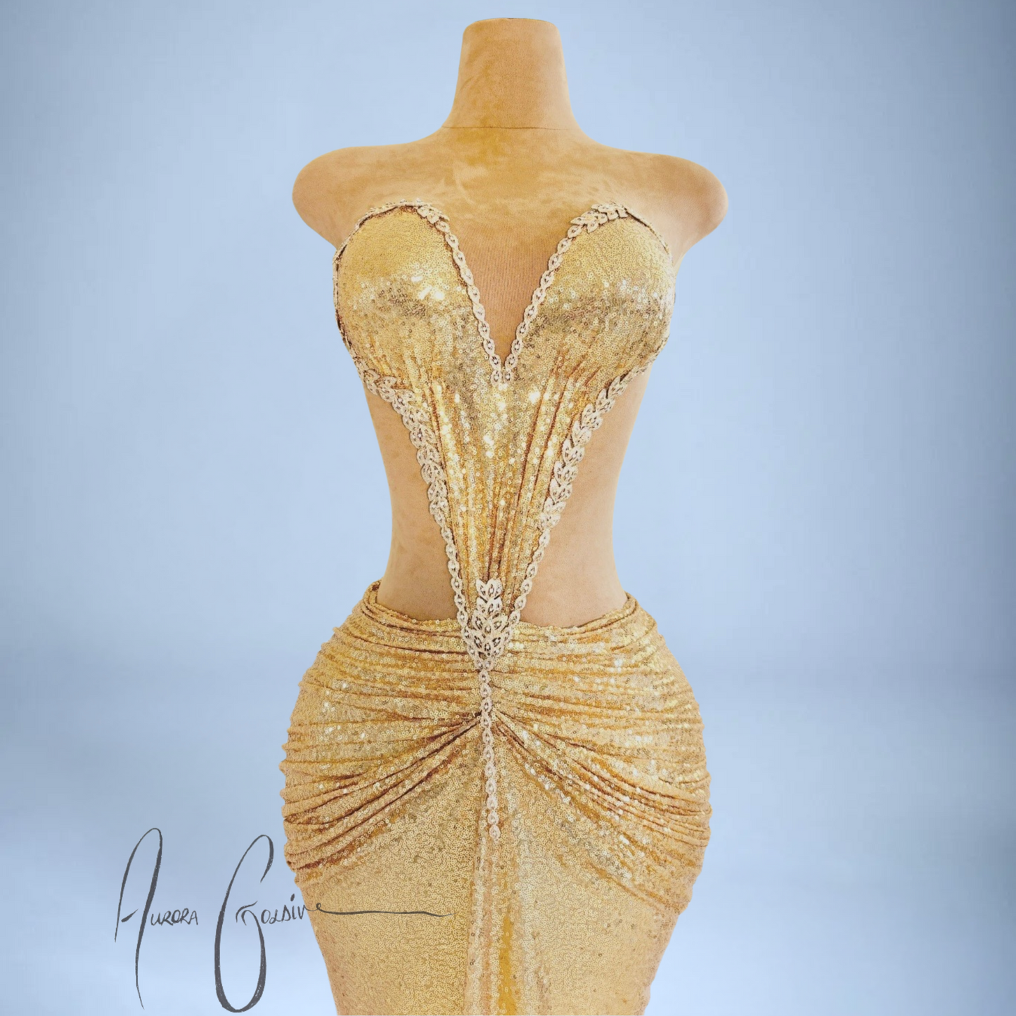 Sharja Gold Gown