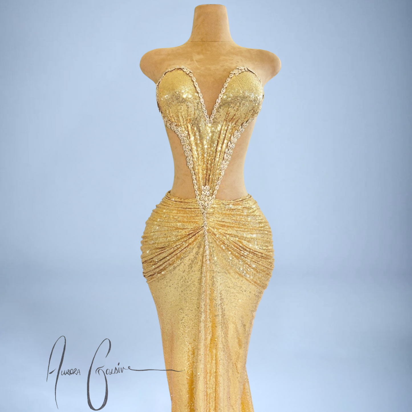 Sharja Gold Gown
