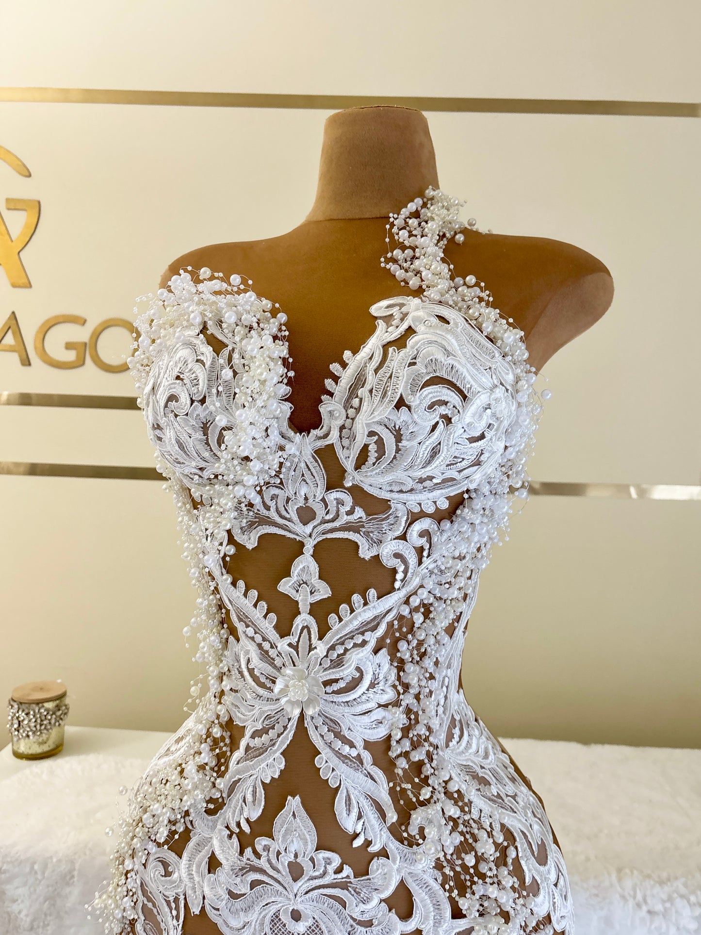 Pearl Monarch Gown