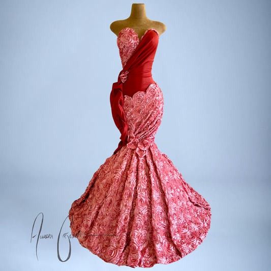 Misty Auburn Gown