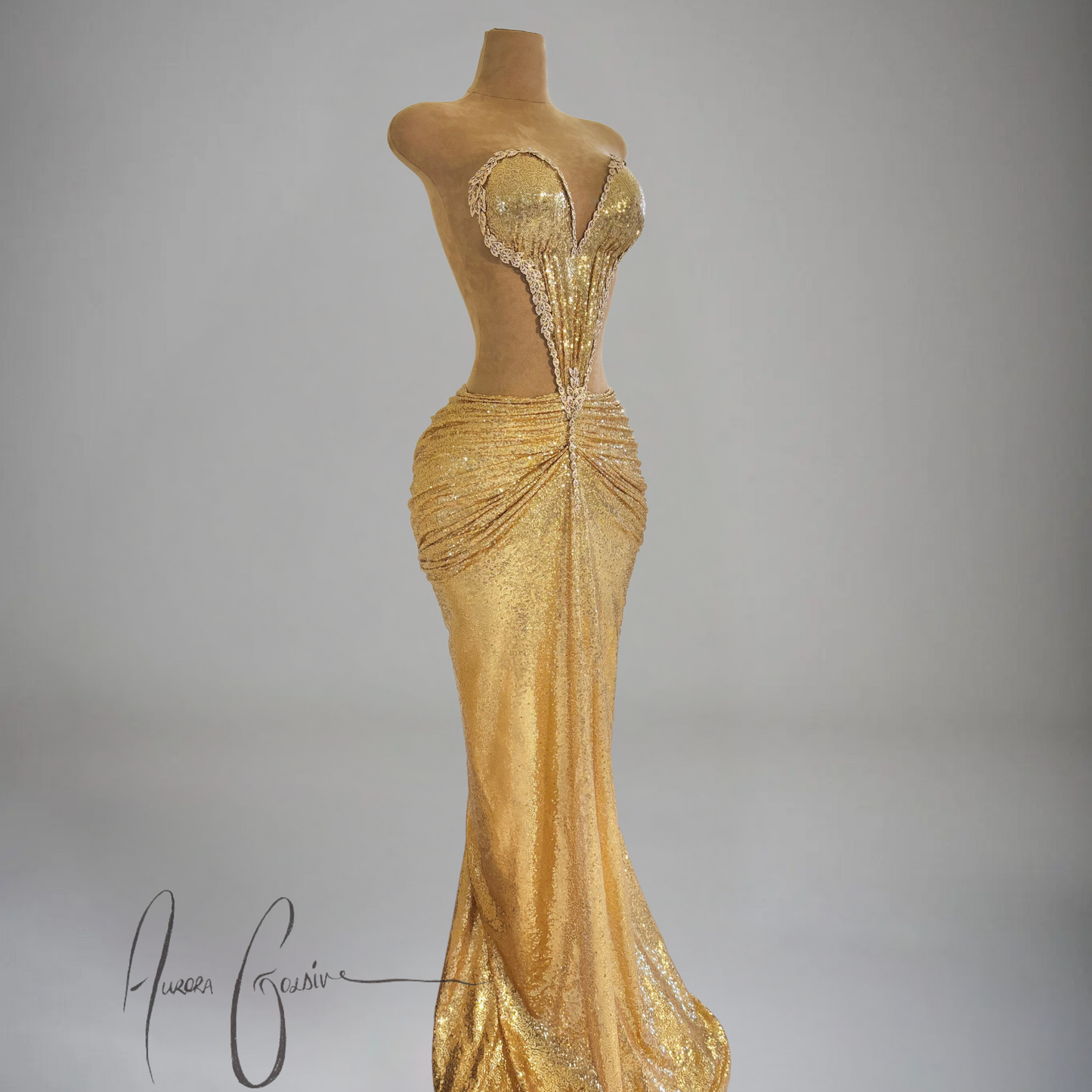 Sharja Gold Gown