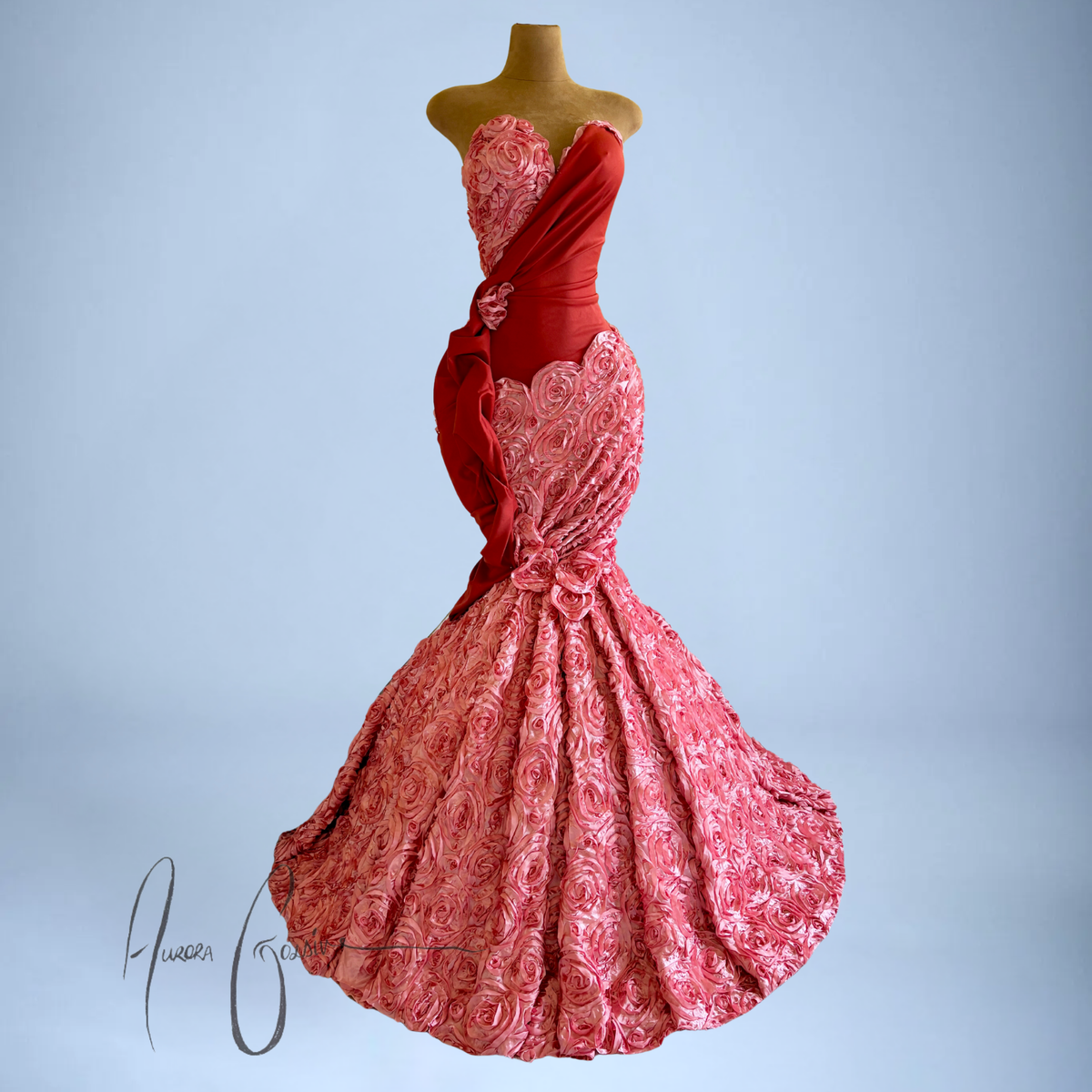 Misty Auburn Gown