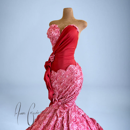 Misty Auburn Gown
