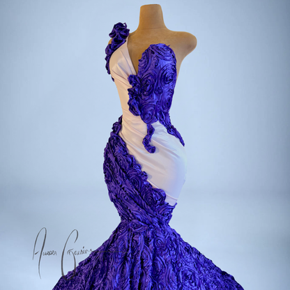 Violet Flame Gown