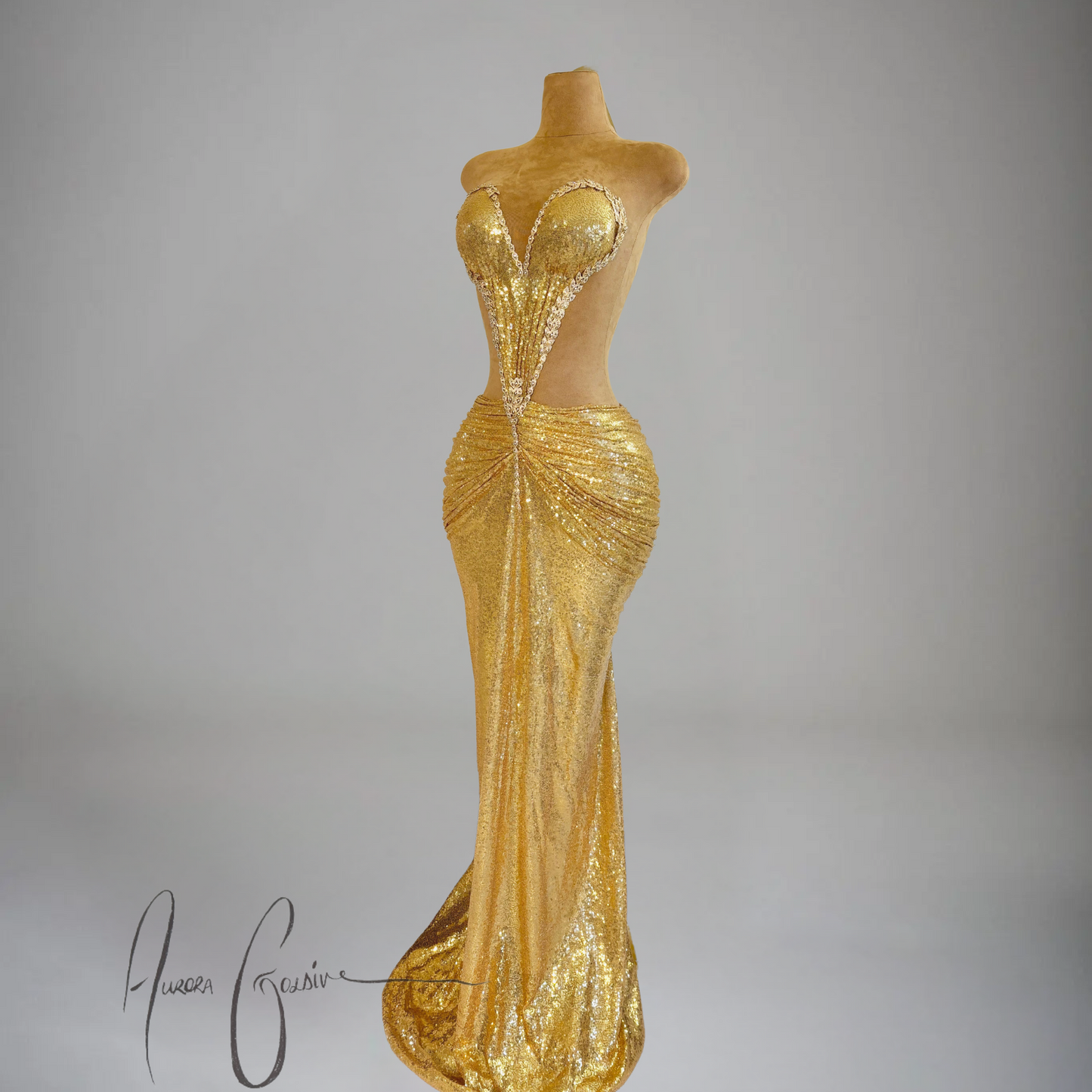 Sharja Gold Gown