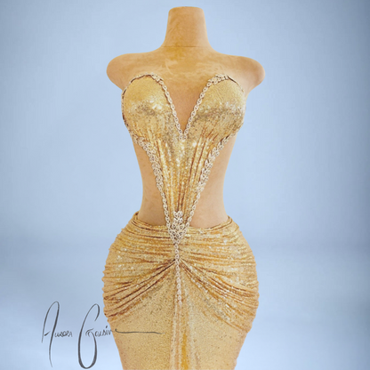 Sharja Gold Gown