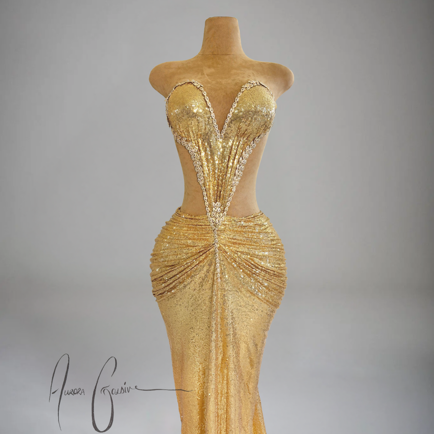 Sharja Gold Gown
