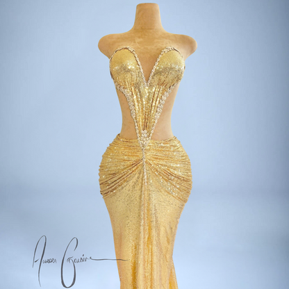 Sharja Gold Gown