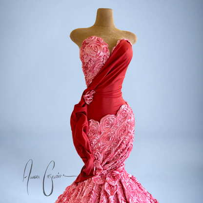 Misty Auburn Gown