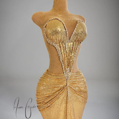 Sharja Gold Gown