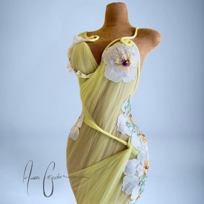 Aubrey Floral Mermaid Gown