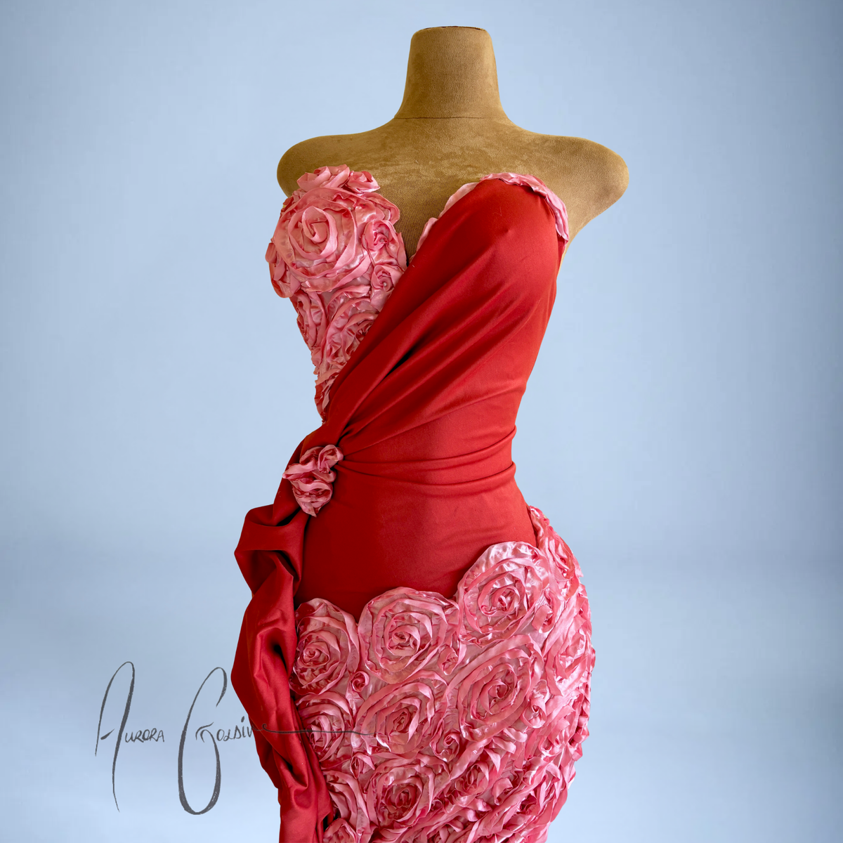 Misty Auburn Gown