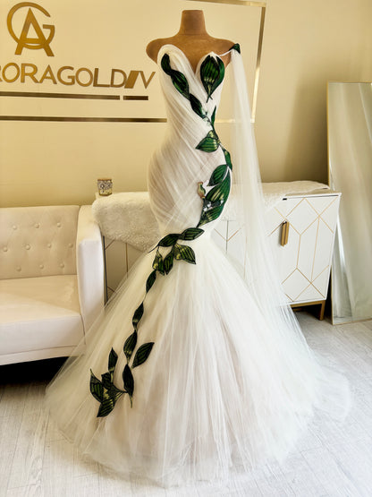 Greene Leaf Gown