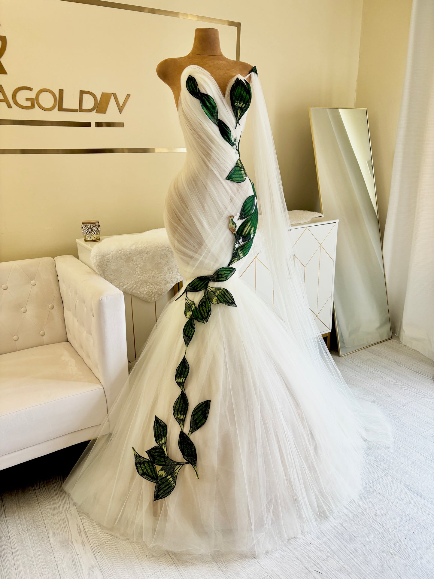 Greene Leaf Gown