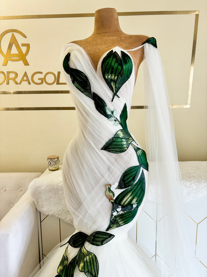 Greene Leaf Gown
