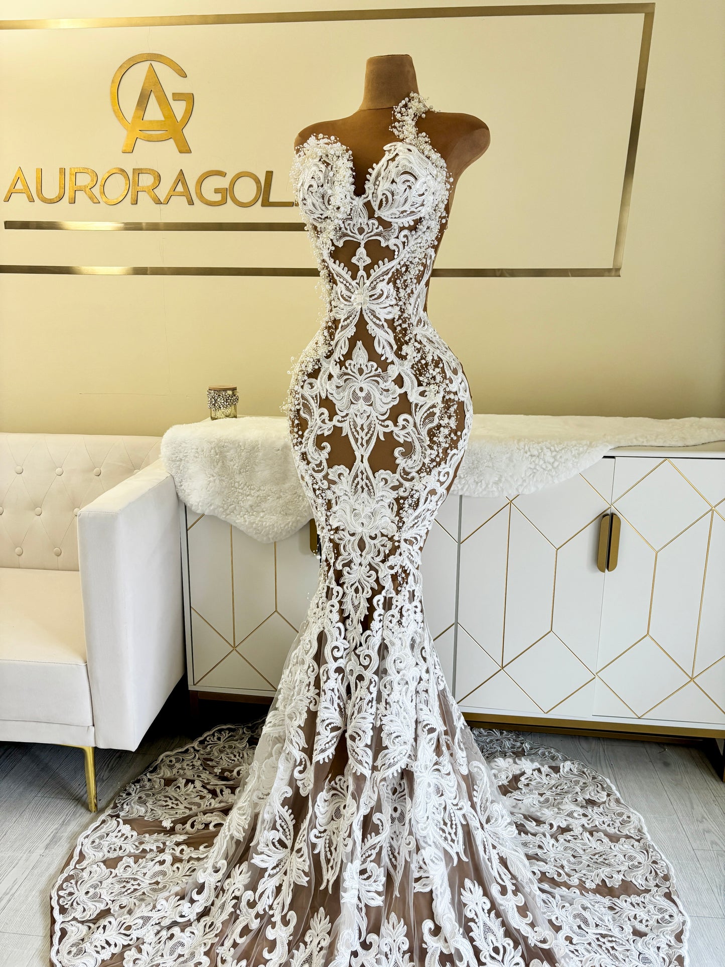 Pearl Monarch Gown