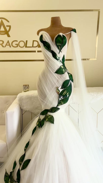 Greene Leaf Gown