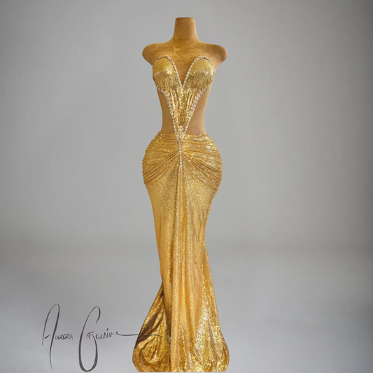 Sharja Gold Gown